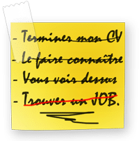 CV papier alain ruel marketing blog cv original post it