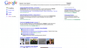 Le CV Google original de Valentin Vivier