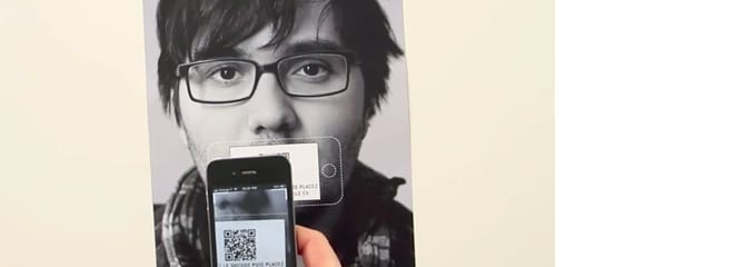 Le CV original avec QR Code de Victor Petit de Sup de Pub