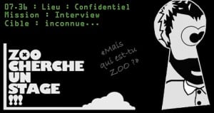 Le CV original et anonyme de ZOO ! zoochercheunstage