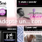 Les différents web CV parodiant AdopteUnMec.com