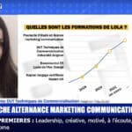 lola reynaud candidature cv decale bfmtv