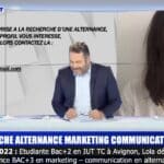 lola reynaud recherche emploi decalee insolite cv original bfm JT